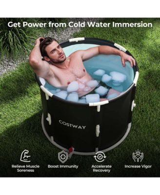 Foldable Ice Bath Tub with Plunge Pool for Recovery Cold Water Therapy Training
