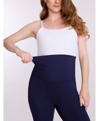 Maternity Roll Over Waistband Flare Legging - Motherhood
