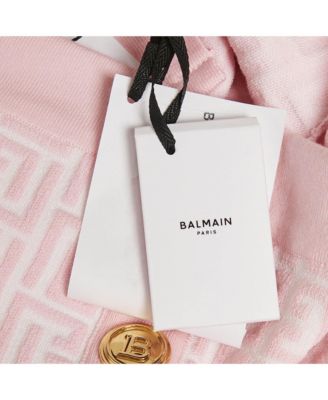 Women's Pink Monogram Jacquard Knit Mini Skirt