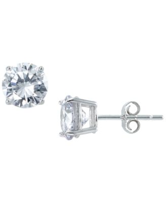 2-Pc. Diamond Earrings Set in Sterling Silver & 14k Gold Over Sterling Silver