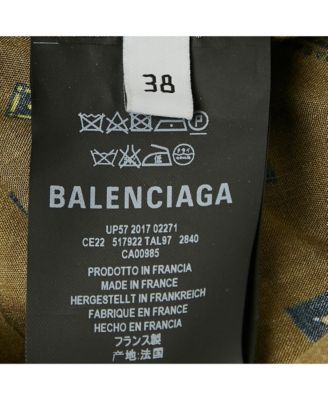 Women's Green Geometric Print Crepe Loose Fit Shirt