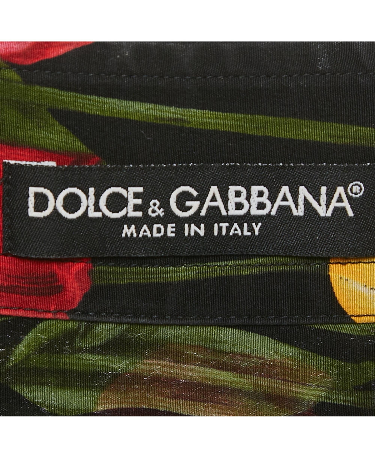 Pre-Owned Dolce & Gabbana Women's Tulip Print Silk Long Sleeve Shirt