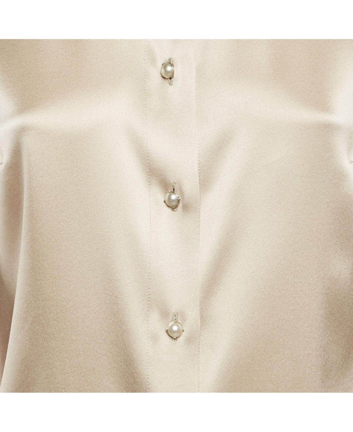 Pre-Owned Dolce & Gabbana Women's Satin Button Detail Shirt
