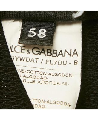 Men's Black Cotton Logo Plaque Joggers