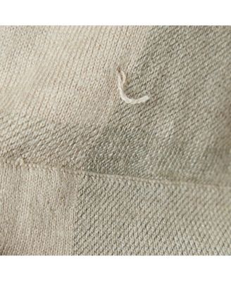 Women's Brit Beige Checked Silk Blend Knit V-Neck T-Shirt