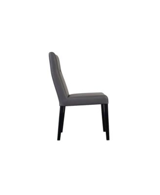 Verona Contemporary Dining Chair, Gray (Set of 2)