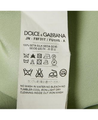 Women's Green Silk Sleeveless Top