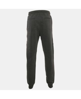 Men's Grey Contrast Trimmed Joggers