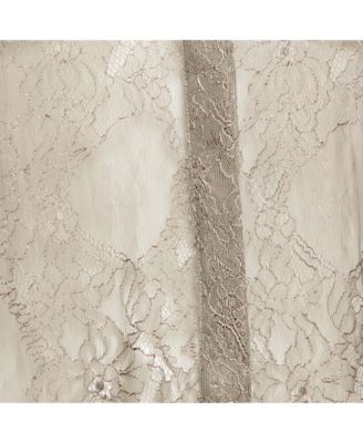 Women's Floral Lace Sheer Shirt