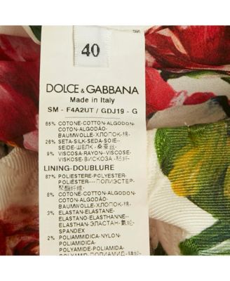 Women's Multicolor Floral Print Jacquard Pleated Mini Skirt