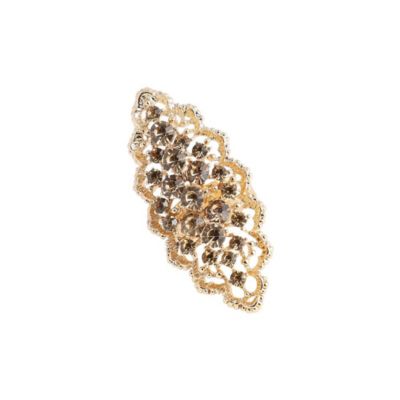 Sohi Baroque Statement Ring - Silver 45$