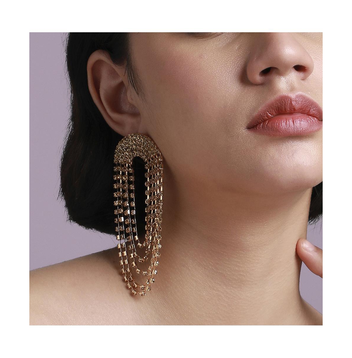Sohi Statement Dangler Drop Earrings