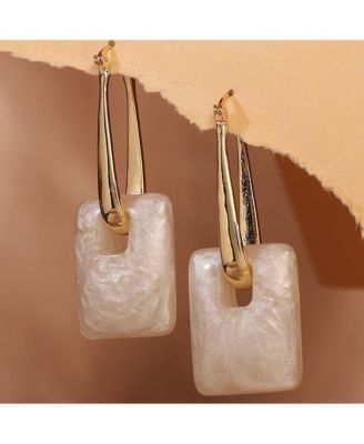 Women's The Puffer-Glaze Hoop Earrings - California Gold