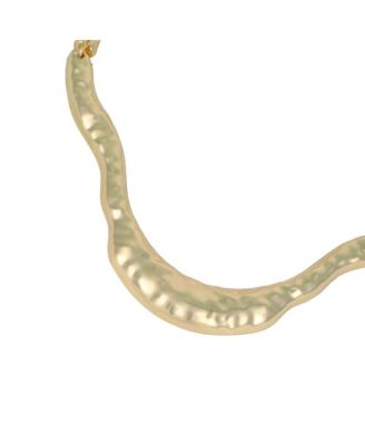 Women's The Hammered-Horn Collar Necklace - California Gold