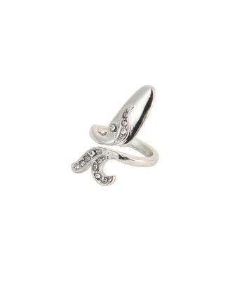 Women's The Botanic Nail Rings - Metallic Silver (Set Of 4)