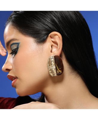 Women's The Nefertiti Statement Earrings - Antique Gold