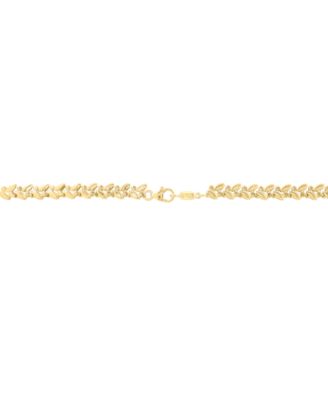 Diamond (3/4 ct. t.w.) & Sapphire (7-1/3 ct. t.w.) Necklace in 14k Yellow Gold
