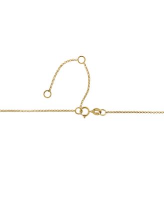 Diamond (1/10 ct. t.w.) & Garnet (1-7/8 ct. t.w.) Pendant Necklace in 14k Rose Gold