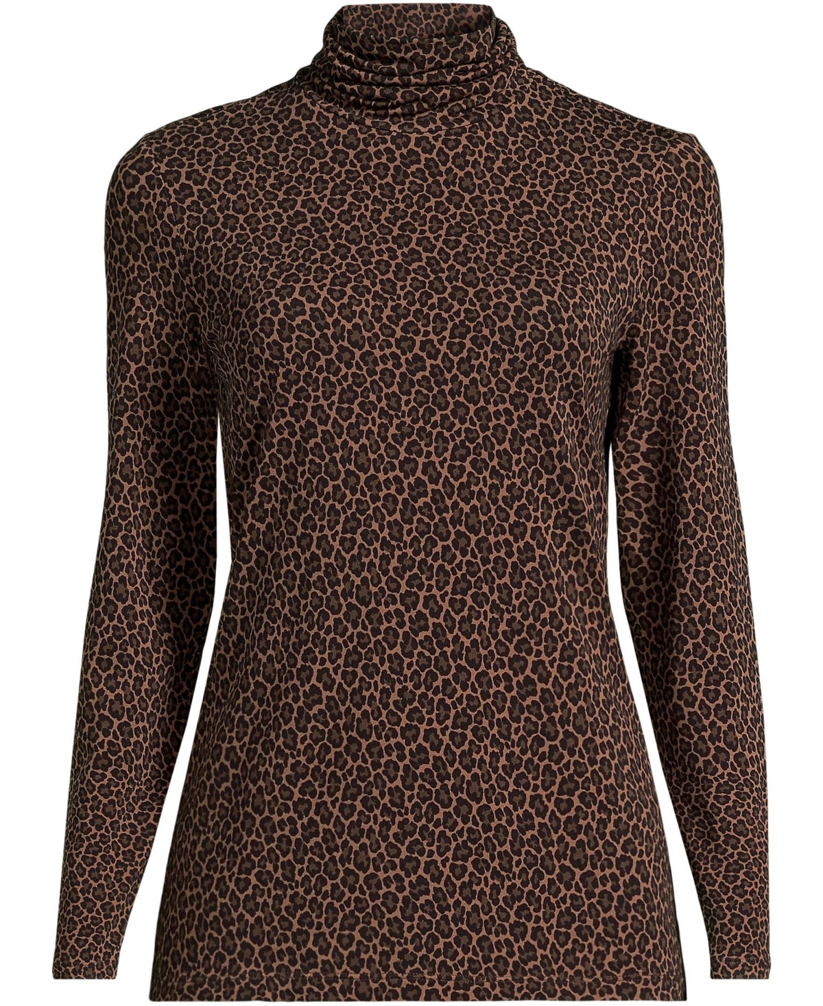 Lands' End Tall Lightweight Jersey Long Sleeve Turtleneck