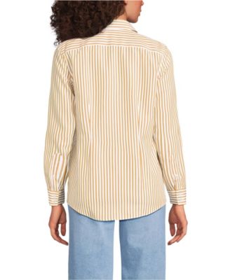 Women's No Iron Button Front Shirt