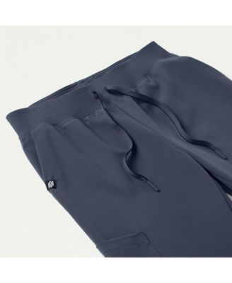 Petite Silex 6-Pocket Slim Mid-Rise Scrub Jogger