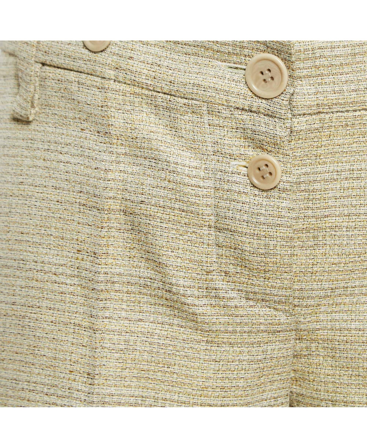 Pre-Owned Chloe Women's Beige Patterned Regular Shorts