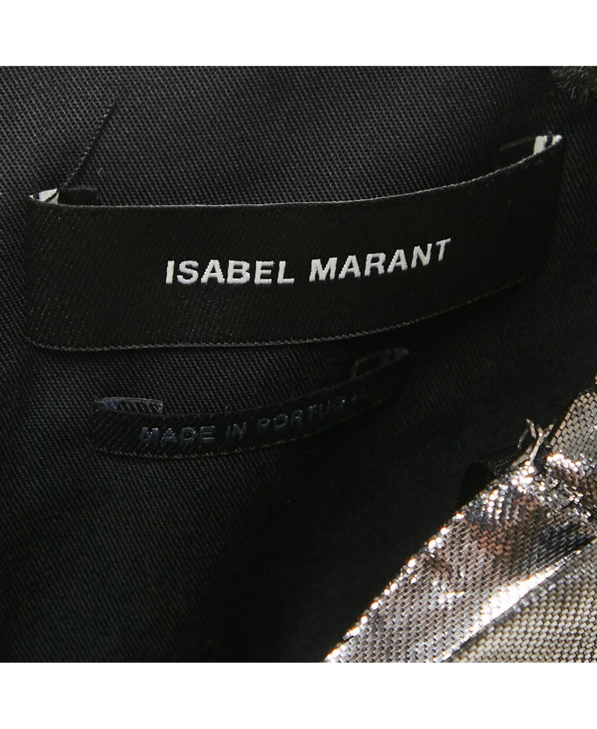 Pre-Owned Isabel Marant Women's Metallic Lamé Gathered Mini Skirt