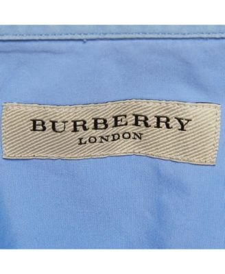 Men's London Blue Cotton Full Sleeve Shirt