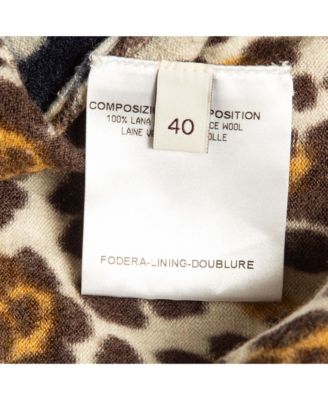 Women's Multicolor Printed High Neck Knit Top