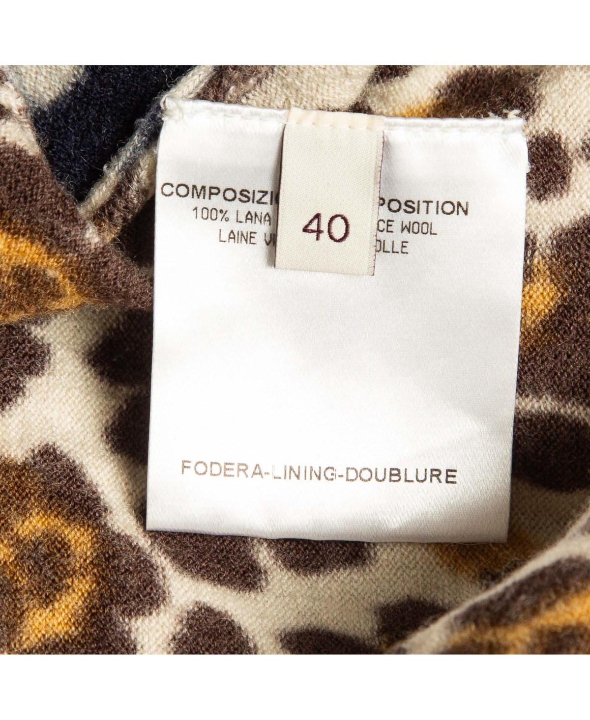 Pre-Owned Stella Mccartney Women's Multicolor Printed High Neck Knit Top