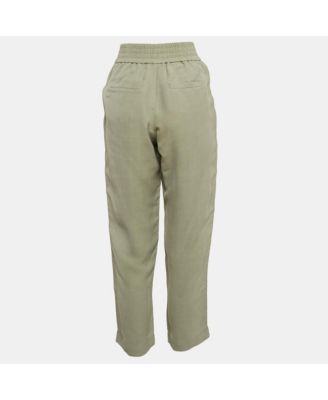 Women's Grey Linen Blend Pants