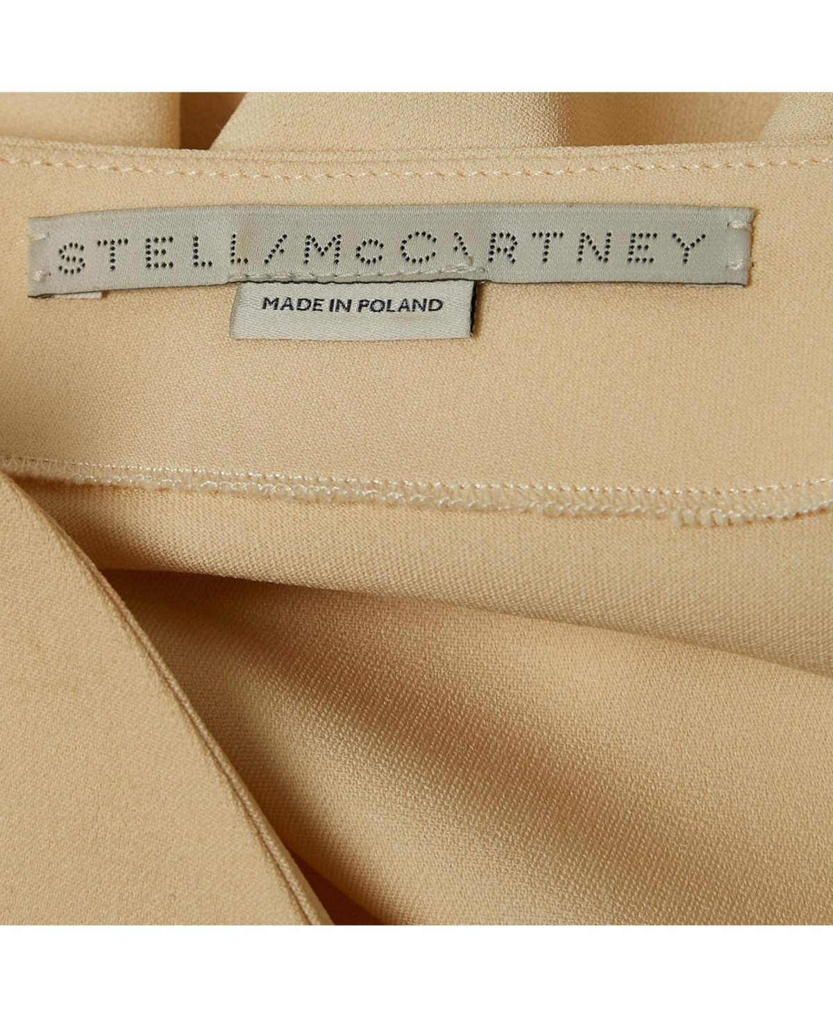 Pre-Owned Stella Mccartney Women's Cream Crepe Dolman Sleeve Top