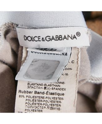 Women's Brown Leopard Print Cotton Knit Leggings