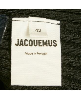 Women's Black Rib Knit Logo Detail Crop Cardigan