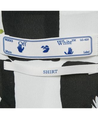 Women's Check Floral Print Crepe Shirt