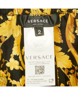 Women's Silk Greca Border Barocco Pyjama Pants