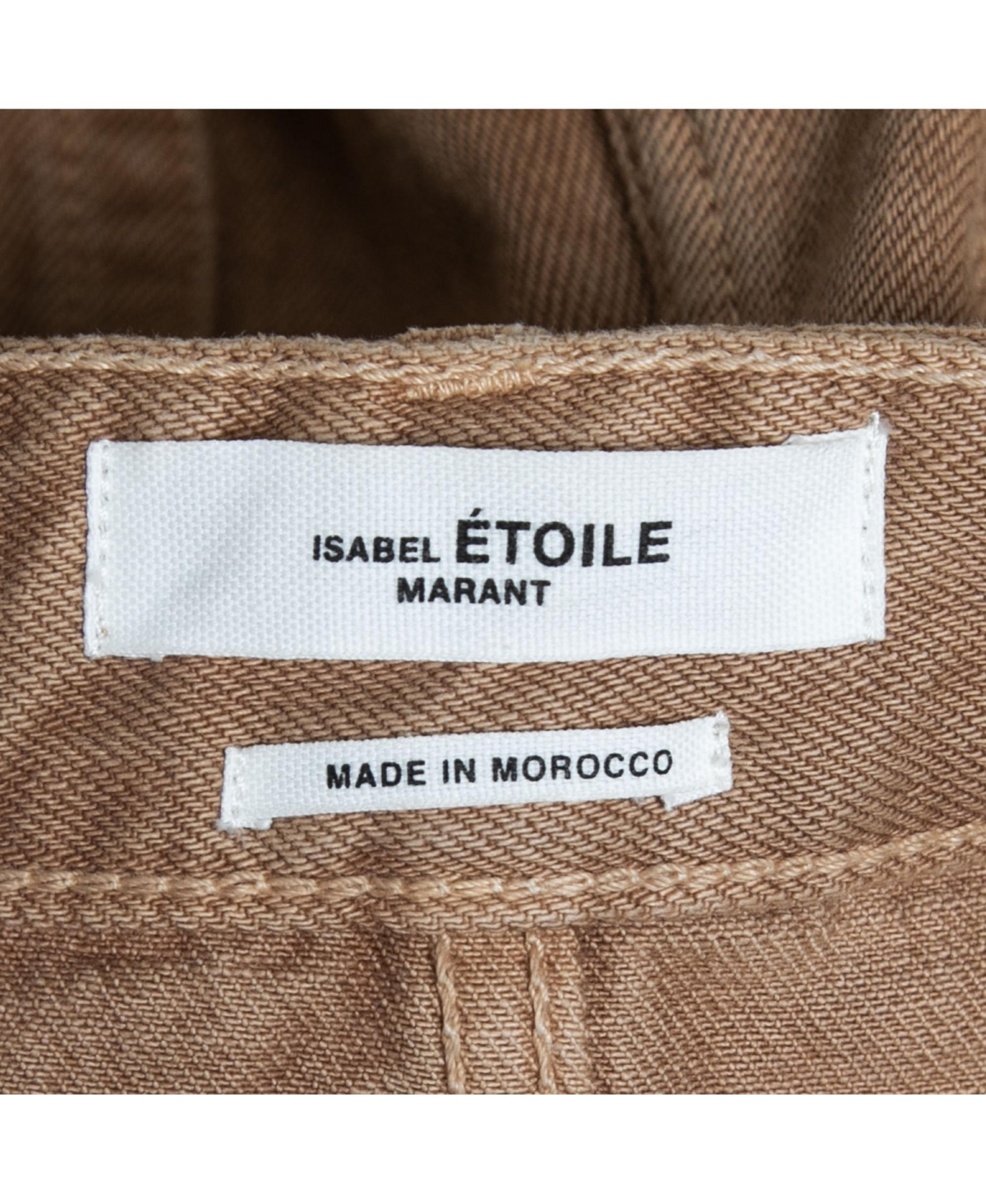 Pre-Owned Isabel Marant Women's Etoile Khaki Brown Denim Jeans