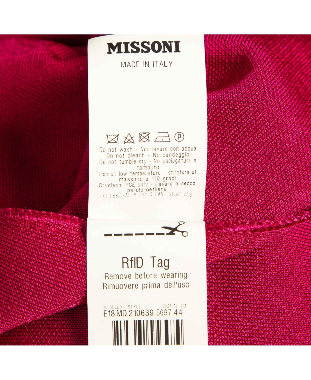 Pre-Owned Missoni Women's Pink Lurex Knit Palazzo Pants