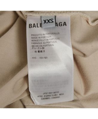 Men's Beige Logo Print Jersey T-Shirt