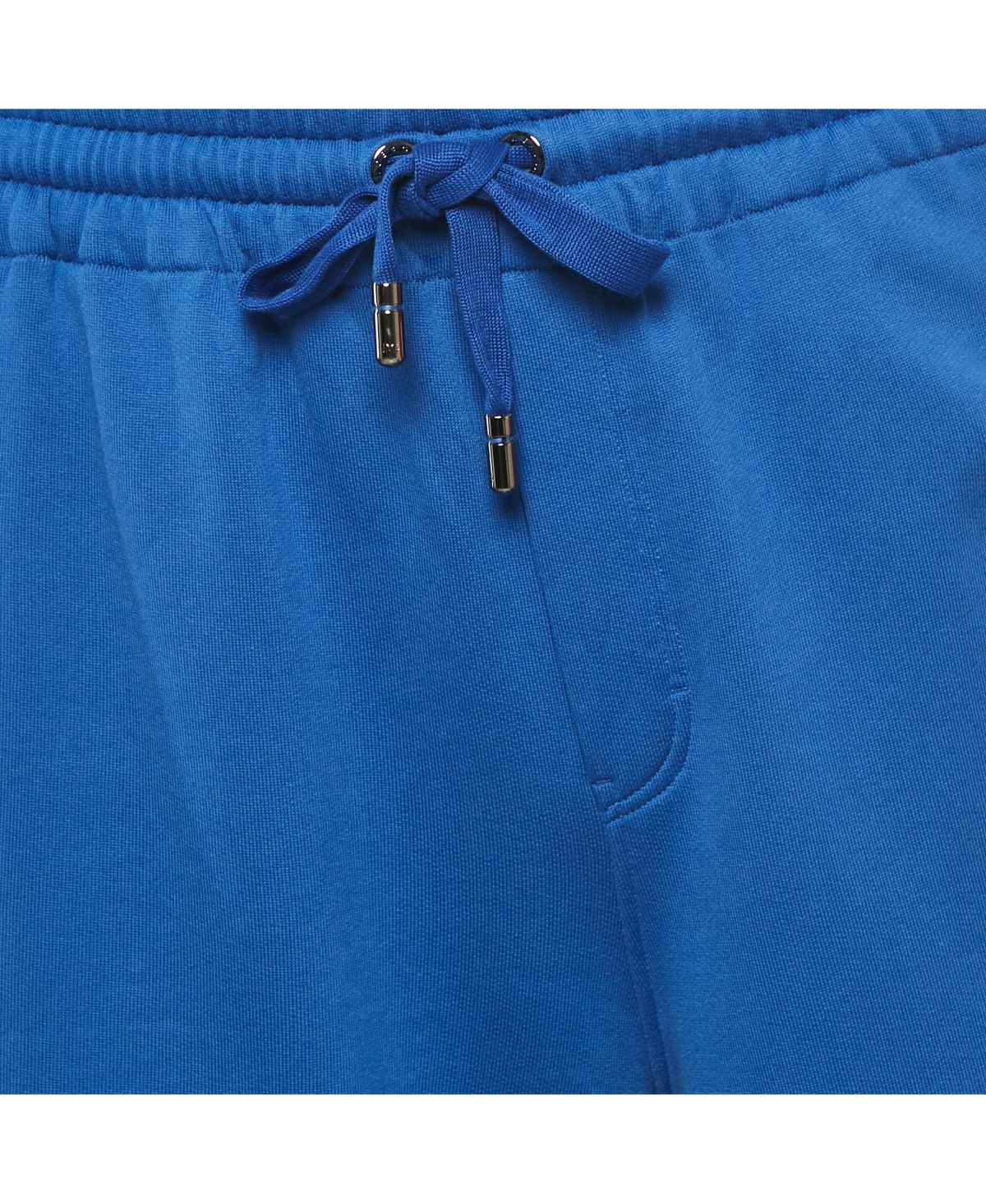 Pre-Owned Dolce & Gabbana Men's Blue Cotton Logo Embroidered Shorts