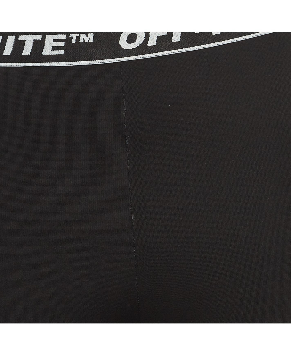 Pre-Owned Off-White Women's Black Logo Intarsia Knit Active Wear Leggings