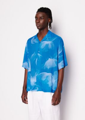 Men's Boxy-Fit Floral Graphic Shirt