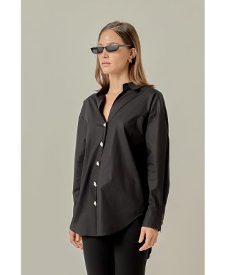 Women's Oversized Collared Shirt