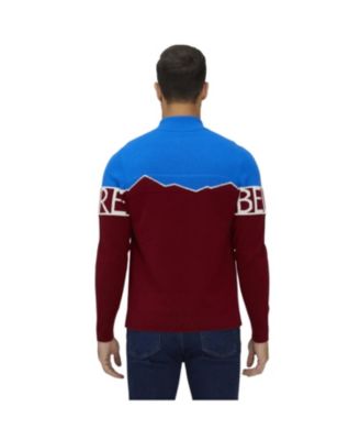 Men's Merino Super Fine Mountain Print Sweater