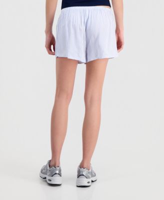 Juniors' Elastic-Waist Shorts