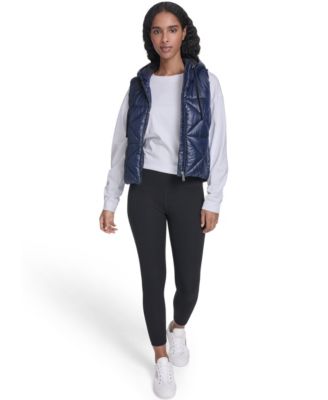 Women's Performance Diamond Quilt Hooded Puffer Vest