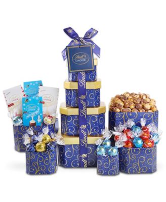 Alder Creek Gift Baskets Holiday Lovely Lindt Chocolate Gift Tower, 25 ...