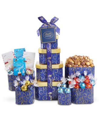Alder Creek Gift Baskets Holiday Lovely Lindt Chocolate Gift Tower, 25 ...