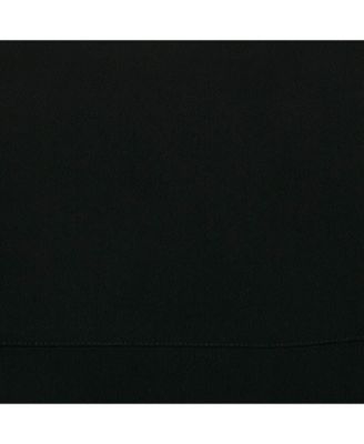 Women's Black Crepe High-Low Blouse