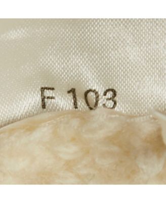 Women's Vintage La Mode Cream Rib Knit V-Neck Sweater